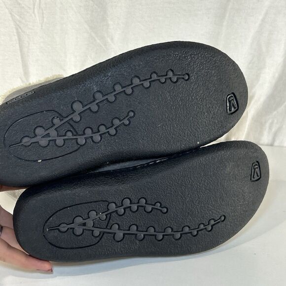 KEEN Womens Galena Mid Winter Boots Gray Size 9 Fur Lined - Picture 5 of 7